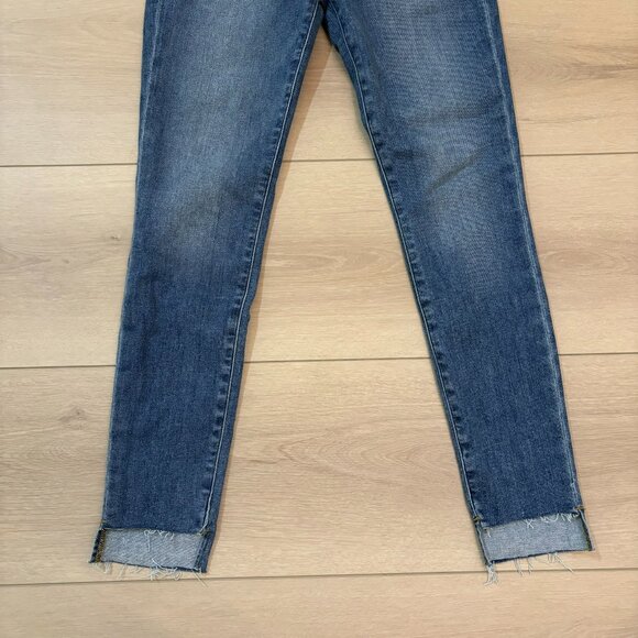 FRAME Denim Le High Skinny Raw Stagger Jeans in Westway - Picture 3 of 7